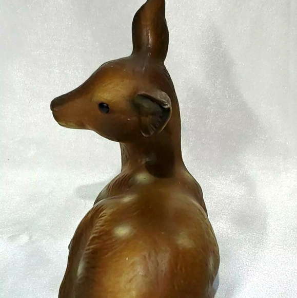 Deer Fawn Ceramic Decor Baby Forest Woodsy Nature Beautiful Animal Outside - Picture 5 of 9